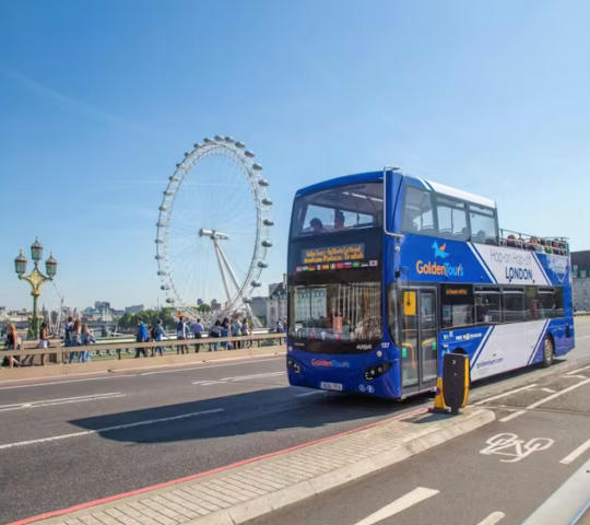 24-hour hop-on, hop-off London bus tour